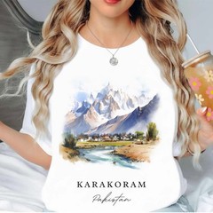Karakoram Unisex Shirt Travel Gift Pakistan Trip Lover Souvenir Tee