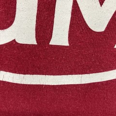 VTG 90s Triumph Motorcycles MENS LARGE Burgundy Spellout Dallas Texas RPM *wear*