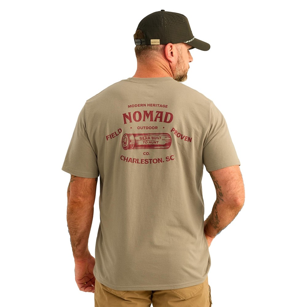 Men’s Short Sleeve Performance Tee, Hunting T-Shirt for Men, Turkey Load – Ov…