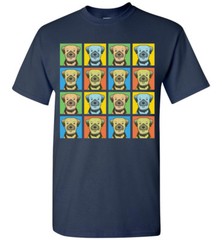 Border Terrier Cartoon Pop-Art T-Shirt – Men Women Youth Tank Short Long Sleeve