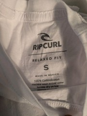 Rip Curl Surf Trip Bahamas Edition Small T-Shirt Relaxed Fit – White