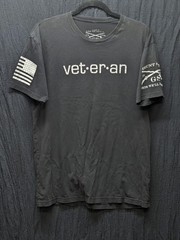 Grunt Style Veteran Definition American USA Patriot Shirt L USA Flag Freedom