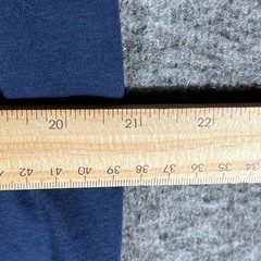 Mack Weldon Mens X Large V Neck Short Sleeve T Shirt Navy Blue Daily Wear Cotton