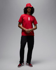 Nike Jordan Brand AJ1 Men’s T-shirt Varsity Red White HM9997-636 US Size XS-3XL