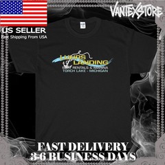 NEW SHIRT LUHRS LANDING LOGO MEN’S T-SHIRT FUNNY AMERICAN USA SIZE S-5XL