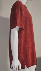 Men’s Short Sleeve T-Shirt Heather Brick Red
