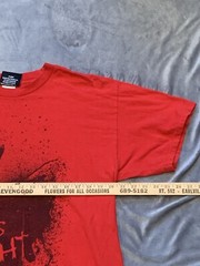 2007 Retro 30 Days Of Night Movie Promo Red Graphic T Shirt Size Large