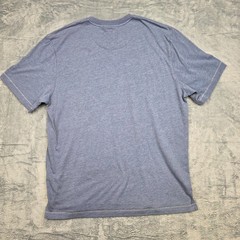 $95 New LEFT COAST TEE SHIRT Cotton Polyester Men’s LARGE L Heather Blue V-NECK