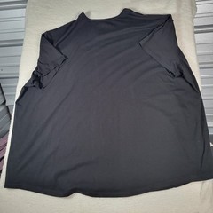 Strongsize T-Shirt Mens 7XL Black Longer Length Cotton Spandex Sportswear MKZS59