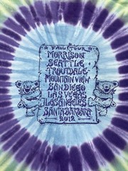 Vintage Hand Dyed by Sundog Men’s T shirt Furthur Fall Tour 2012 Tie dye – 2XL