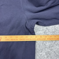 Eddie Bauer Turtle Neck Long Sleeve Shirt Mens LT Navy Blue