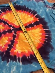 Vintage 90s Peace Sign Tie Dye Single Stitch Grateful Dead Hippie T-Shirt Sz XL