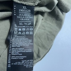 Allsaints Shirt Mens XL Light Olive Short Sleeve Goat Skull Casual 42″ Chest