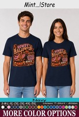 Howdy Halloween Shirt, Western Haunted Motel Pumpkin Tee