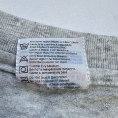 Hanes Heavyweight 50/50 Mens Gray Aviation Graphic Crew Neck T-Shirt Size L