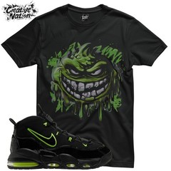 Shirt To Match Air Max Uptempo Black Volt Unisex Tee Cool Shirt