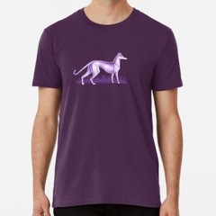 Purple Whippet S to 5XL Made in the USA T-Shirt