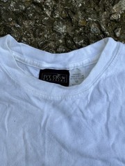 Vintage Y2K Ivy Crew Explorer Men’s White Graphic Print Long Sleeve T-Shirt M