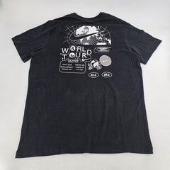 Nike Running World Tour Global Race Mens X-LARGE XL Black Graphic Tee NEW
