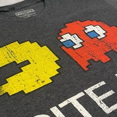 Pac-Man Bite Me Gray Stressed XL T-Shirt C-Life Group Ltd.Mexico