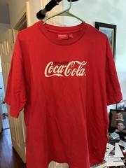 Coca-Cola Men’s Red T-Shirt Embroidered