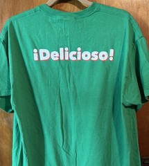 Taste of Mexico Tee ¡Delicioso! Green Fruit of the Loom XL Fiesta Food