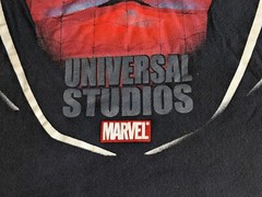 Universal Studios Spiderman Graphic L Shirt Marvel Ride 2009 Theme Park