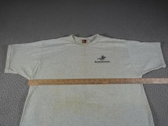 Vintage Winchester Ammunition Shirt Mens XL Gray Horse Western Guns Cowboy