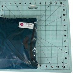 Mens T-Shirt Size Large Dark Teal V-Neck Soft Casual Cotton Stretch Short Sleeve