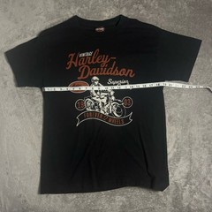Harley-Davidson FTW Lima Ohio T-Shirt Mens L Black Dealer Motorcycle Graphic Tee