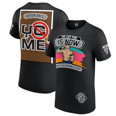WWE Authentic John Cena San Antonio Spurs Shirt Farewell Tour Last Time is Now