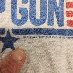 Top Gun T Shirt Homage Made in USA Adult Small Grey Best of The Best 2021
