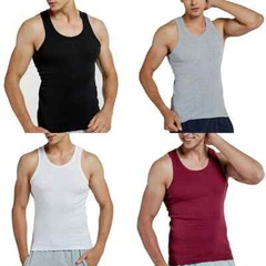 Tank Tops Men 2025 Summer 100% Cotton Cool Fitness Vest Sleeveless Tops Gym Slim