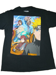 Naruto War Madara Tobi Itachi Sasuke Double Sided T-Shirt Men’s Size Large