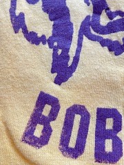 70s Russell Athletic Bobcats T-Shirt Yellow Gold Tag Single Stitch Vintage M