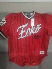 Ecko Unltd Vintage Style Jersey Red Men’s Size L Hip Hop Streetwear