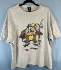 Vintage Taz Looney Tunes T-Shirt XL Warner Bros Studio Store 90s USA