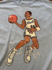 Bobby Fresh Jordan 23 Men’s L Blue TShirt NBA Hip Hop