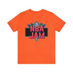 NBA Jam Logo Unisex Jersey Short Sleeve Tee – Brand New
