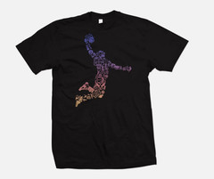 Slam Dunk Basketball Player Unisex Graphic T-Shirt NEW