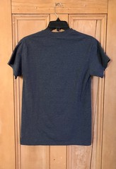 Gildan Mens Vintage 1997 UC Santa Cruz Zen Banana Slug Shirt Small Blue SP EXC
