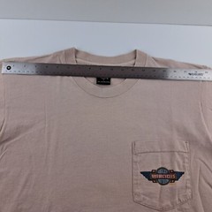 Vintage Harley Davidson T-Shirt Mens Large Beige Holoubek Ann Arbor, MI USA 98′