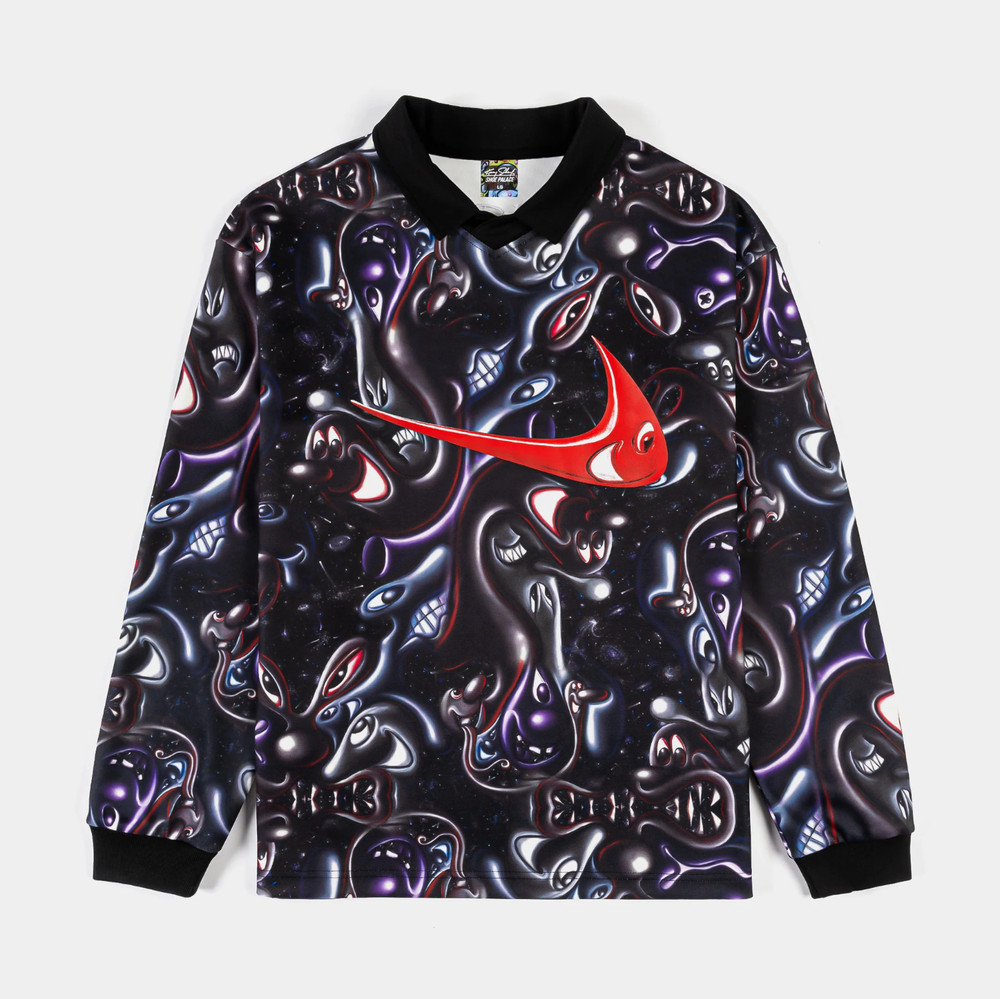KENNY SCHARF x Soccer Jersey Top Graphic Art NWT