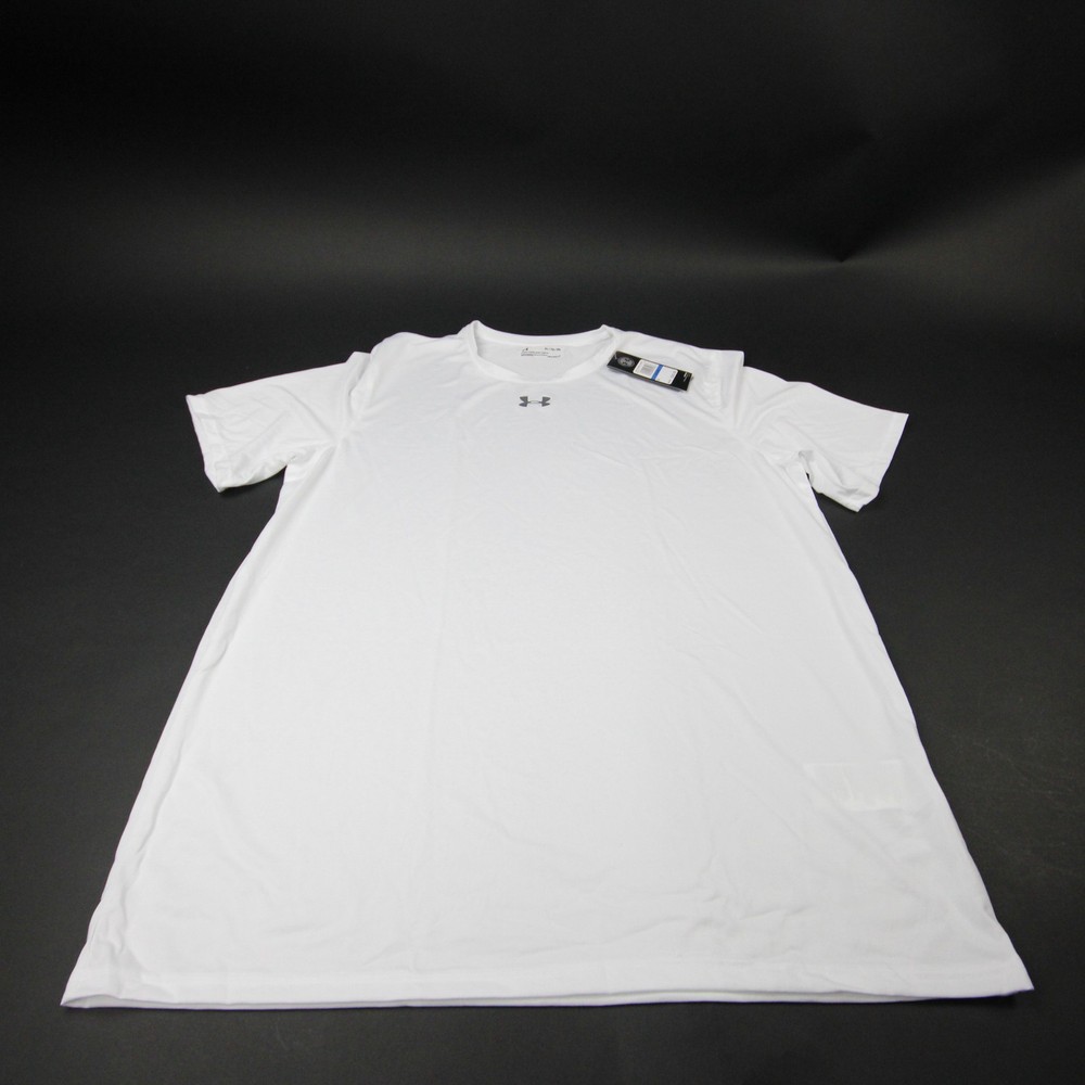 Under Armour HeatGear Short Sleeve Shirt Men’s White New with Tags XL