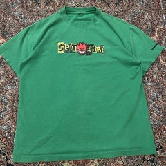 vintage green Spitfire 90s _20s skateboard t-shirt
