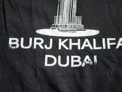 Vintage Mens L Burj Khalifa Dubai Skyscraper UAE United Arab Emirates T Shirt