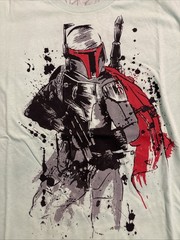 Warrior Culture Gear Boba Fett Mint Green T-Shirt Star Wars Tee Size Large