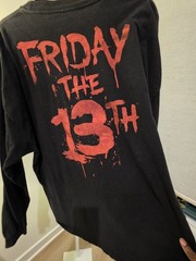 Friday The 13th Graphic T-shirt Camp Crystal Lake Men’s Size XXL Long Sleeve Tee