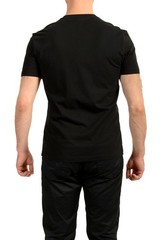 Versace Men’s Black Gold Medusa Head Crewneck Short Sleeve T-Shirt US 3XL IT 58
