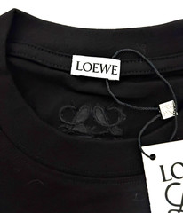 AUTHENTIC LOEWE x SUNA FUJITA EMBROIDERED BUNNIES, MOON PRINT T-SHIRT MEDIUM NWT